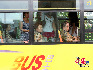坐公交车的市民。2007年6月26日。新疆乌鲁木齐。齐嘉杰摄影。