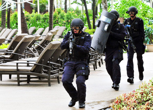 7月15日，新加坡举行代号为“北斗星7号”的反恐演习