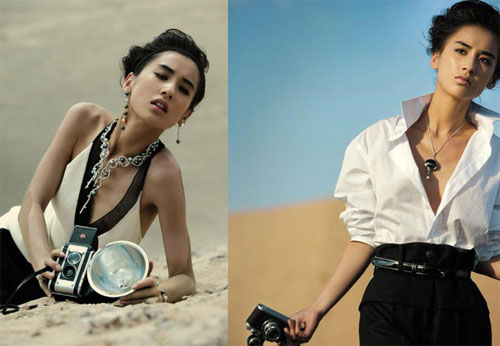 盘点十大美女明星 性感沙漠写真照(组图)