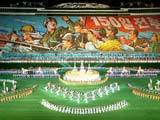朝鲜再次上演10万人集体操'阿里郎'[组图]