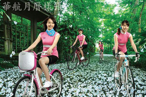 台湾华航2010年历出炉 女主角林志玲消失