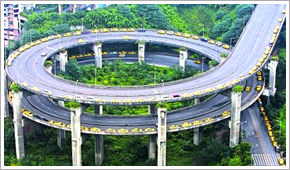 重庆出租车排千米长队加天然气(组图)
