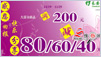 长安商场满200减80
