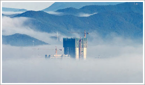 浙江象山半岛出现平流雾奇观[组图]