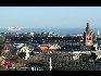 从圆塔顶部的瞭望台俯瞰哥本哈根市区。 中国网 郑文华 摄影