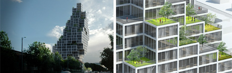 26种垂直农场设计方案:空中农场可自给自足