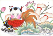 快乐春节 我要贴年画