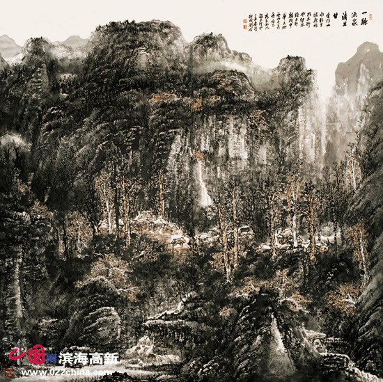 国画名家刘皓做客中国网·滨海高新访谈实录