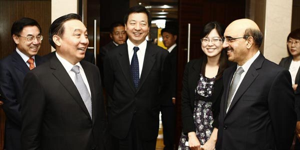 国新办主任王晨祝贺中国网建网十周年［组图］
