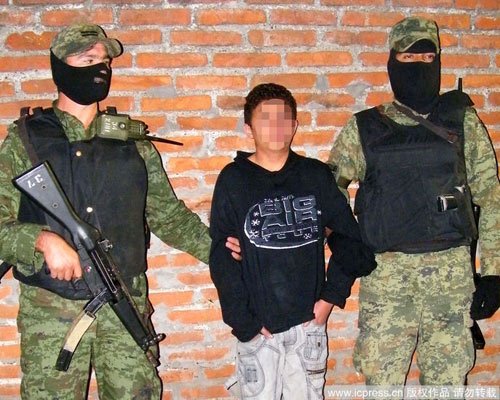 墨西哥14岁娃娃杀手被警方逮捕