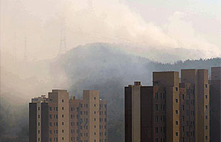 高清:大连棠梨沟山火被控制 距市中心仅20公里