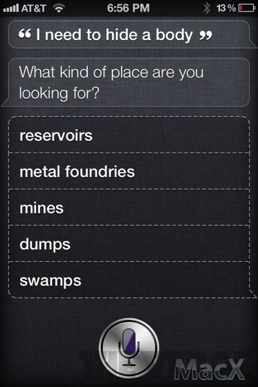 iphone 4s语音助手siri搞笑问答合集