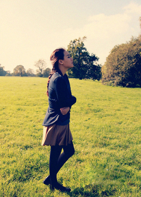 纯美马思纯文艺范私房照