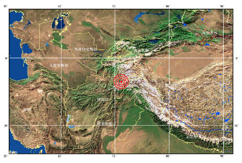 阿富汗发生里氏5.5级地震