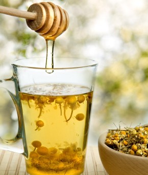 办公室里面的蜂蜜减肥茶