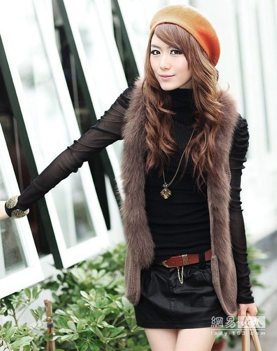 <em>皮草马甲搭配</em>图片?皮草马甲如何搭配_经验见