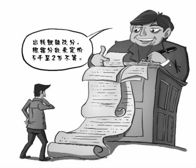 网曝大学老师明码标价卖成绩