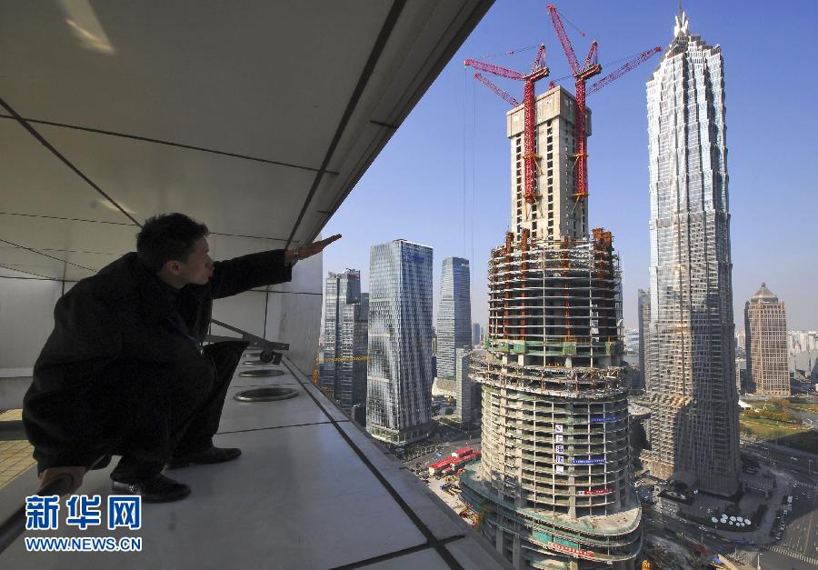 在建中国第一高楼突破50层