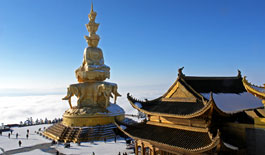 春节揽胜峨眉山：一日一境界，冰火两重天