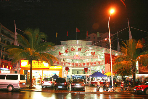 三亚春海鲜大排挡_三亚海鲜市场_三亚风景图片