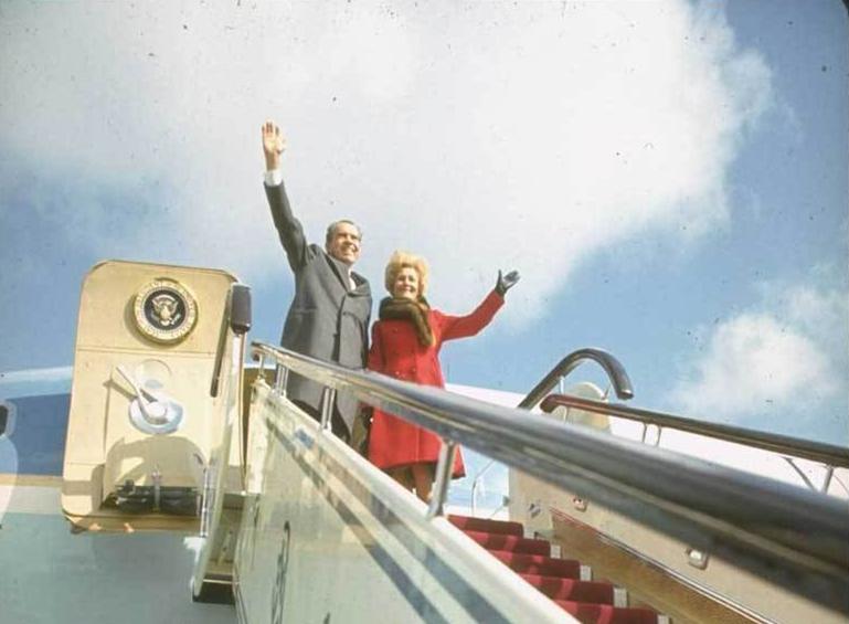 尼克松访华经典照片图片