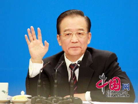 温家宝总理答记者问 中国网 杨丹
