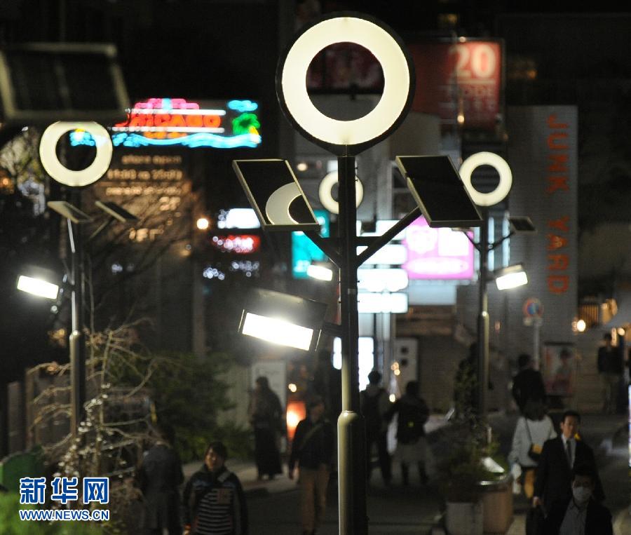 日本街头首次采用高科技混合型led灯