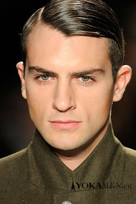 新派绅士油头自由式曲线