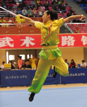 全国武术套路女子锦标赛在汉落幕