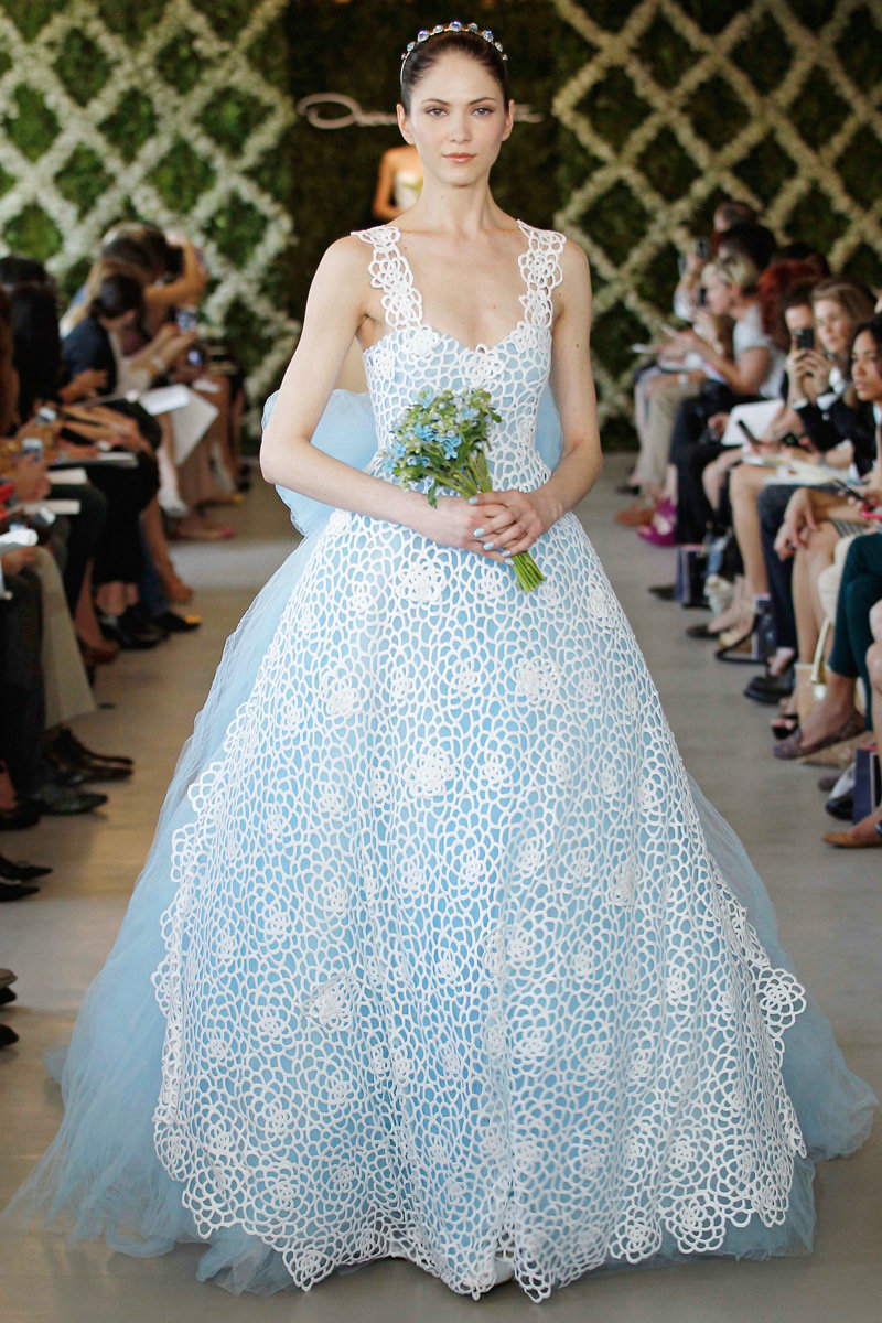 oscar de la renta 2013春夏婚纱秀