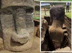 复活节岛巨型石像被发现竟有身躯深埋于地下[图]