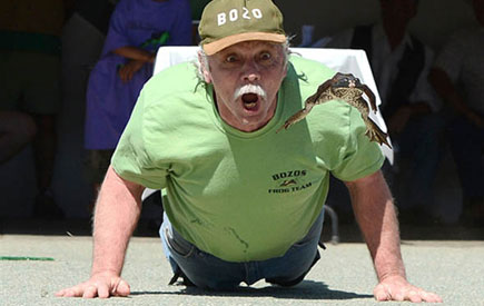 美国传统跳蛙大赛[组图]