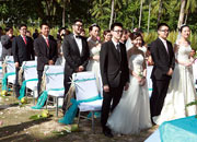 “塞舌尔·你我的婚礼殿堂”越洋集体婚礼[组图]