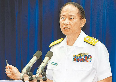 军舰越界案未平息 台海军司令传升官被批(图)