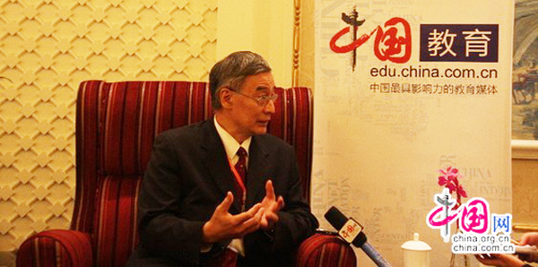 国家教育发展中心主任张力接受中国网记者采访