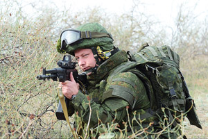 俄军测试自研“未来战士”单兵作战系统