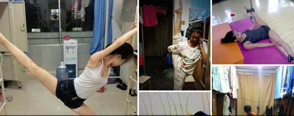 一字马女孩走红网络