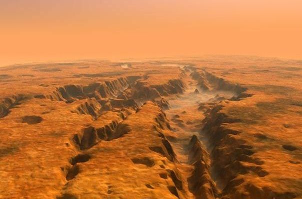 震撼!太阳系最大峡谷图片发布