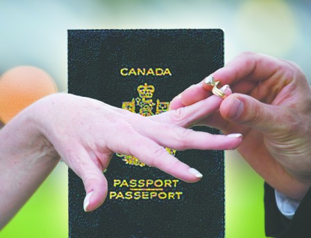 加拿大结婚证图片