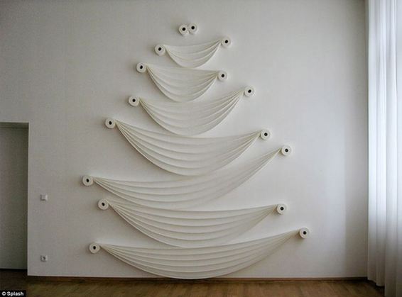 用手纸创造出的艺术