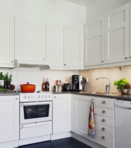 厨房设计 精致的白色厨房依然魅力