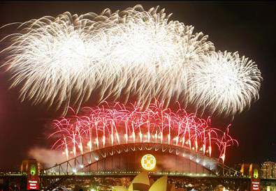 喜迎2013悉尼港大桥将举行盛大跨年焰火表演