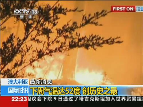 澳大利亚下周气温达52度 创历史之最