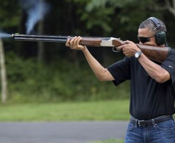 美国：白宫发布奥巴马射击照