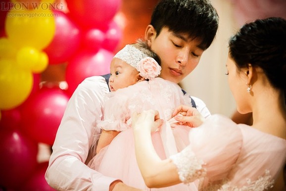 <em>李小璐女儿百天</em>照