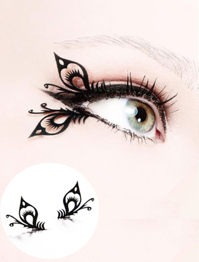 伦敦最潮paperself 剪纸假睫毛如临仙境(图)