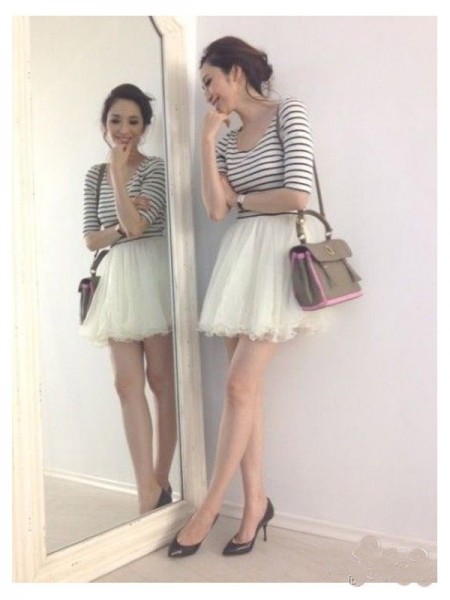 李嘉欣张柏芝AngelBaby领衔混血女星展时尚衣