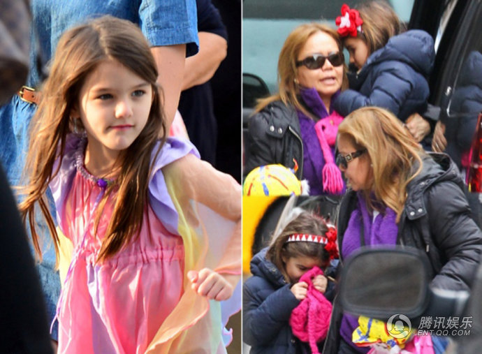 <em>汤姆·克鲁斯女儿</em>苏瑞小街拍女王连保姆都有替