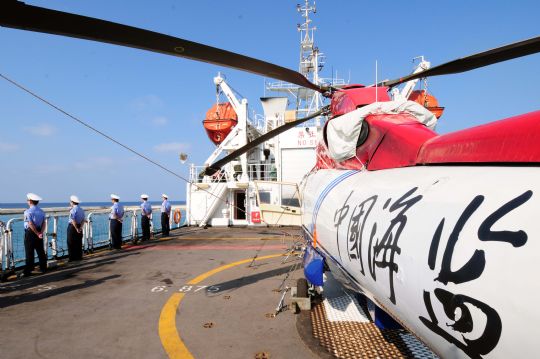 海南三沙：海监编队开始西沙海域海岛巡查