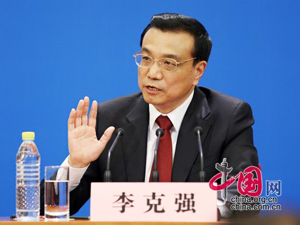 李克强总理回答记者提问 中国网 董德